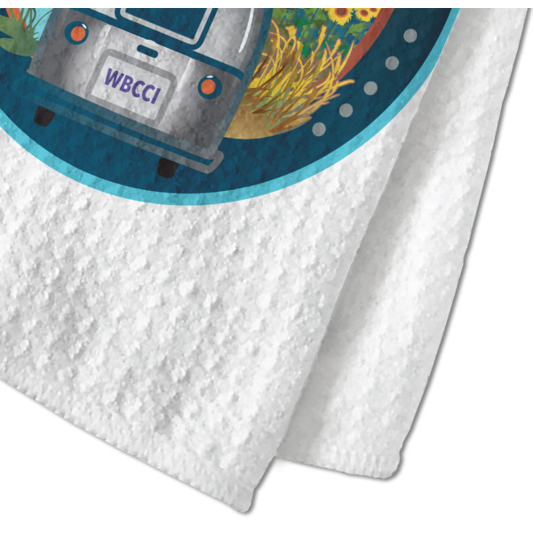 Custom Design - Waffle Weave Towel - Closeup of Material Image