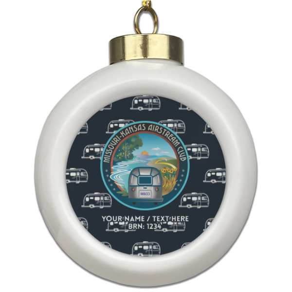 Custom Design Your Own Ceramic Ball Ornament