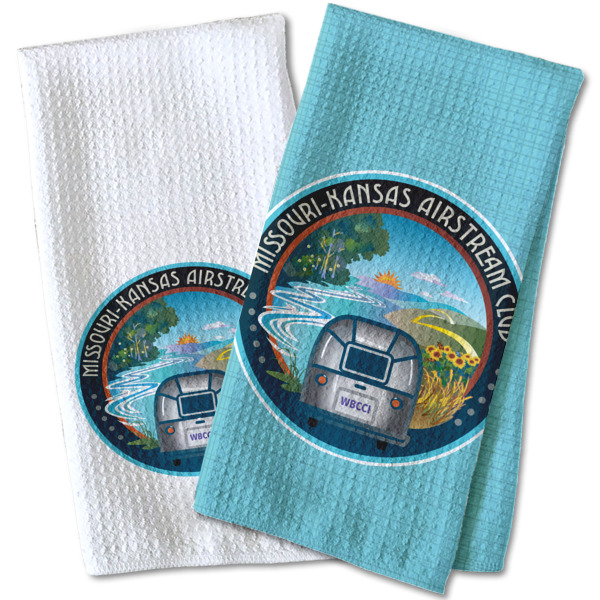 Custom Design - Waffle Weave Towels - Two Print Styles