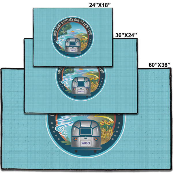 Custom Design - Door Mats - Size Comparison