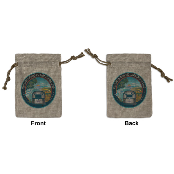 Custom Design Your Own Burlap Gift Bag - Small - Double-Sided