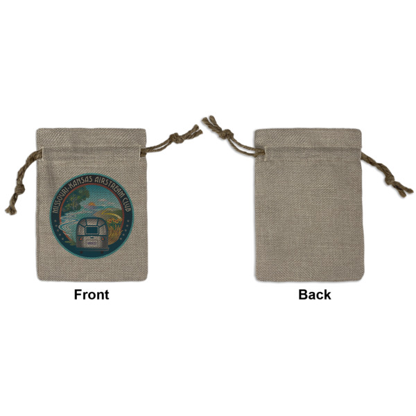 Custom Design - Small Burlap Gift Bag - Front Approval