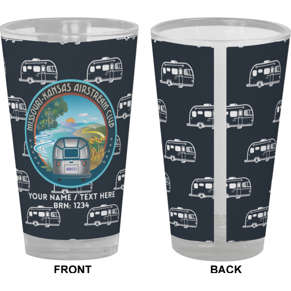 Custom Design - Pint Glass - Full Color - Front & Back Views