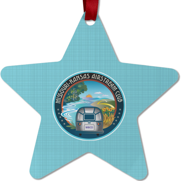 Custom Design - Metal Star Ornament - Front