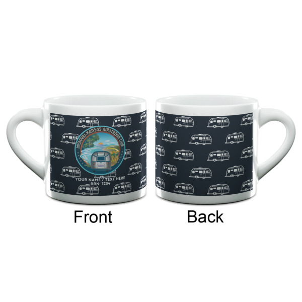 Custom Design - Double Shot Espresso Cup - Single - Front & Back