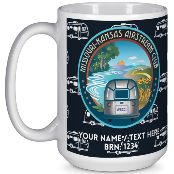Custom Design Your Own 15 oz Coffee Mug - White