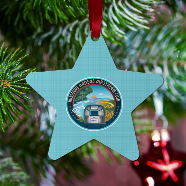 Custom Design - Metal Star Ornament - Lifestyle