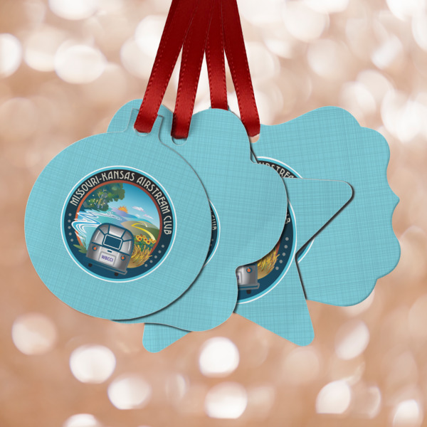 Custom Design Your Own Metal Ornaments - Double-Sided