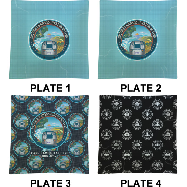 Custom Design - Set of Square Dinner Plates (Approval)