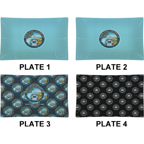 Custom Design - Set of Rectangular Dinner Plates (Approval)