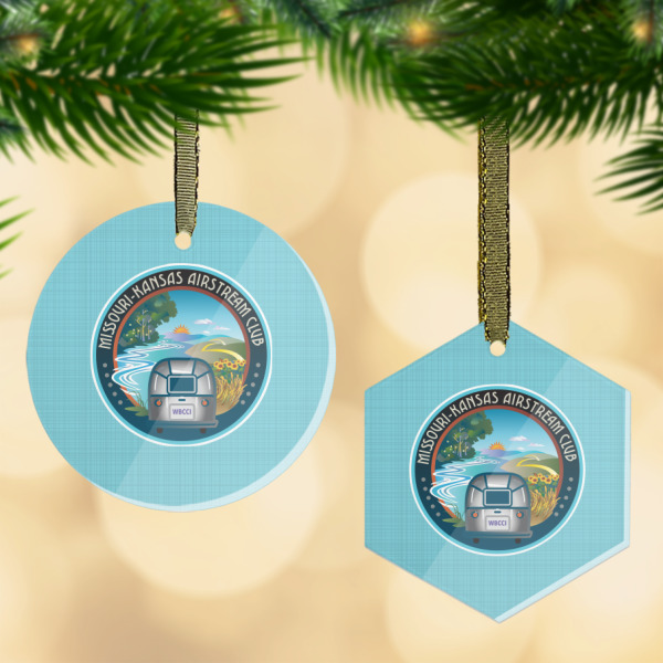 Custom Design Your Own Flat Glass Ornament