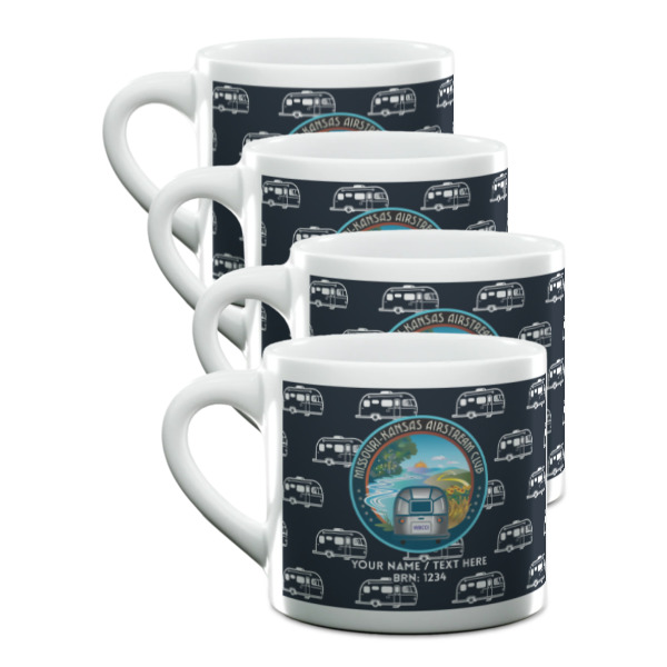 Custom Design Your Own Double Shot Espresso Cups - Set of 4