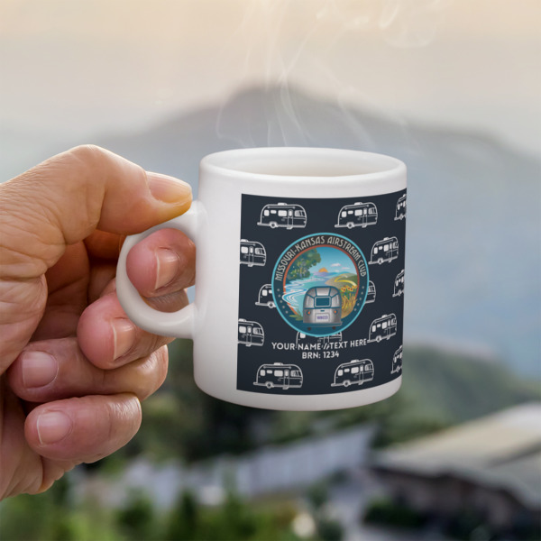 Custom Design - Single Shot Espresso Cup - Lifestyle in Hand