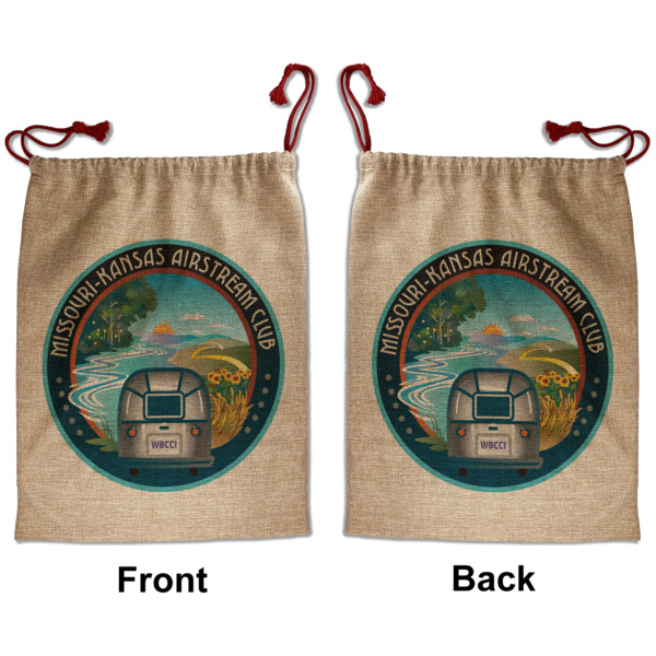 Custom Design - Santa Bag - Front and Back