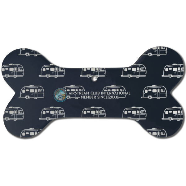 Custom Design - Ceramic Flat Ornament - Bone Front