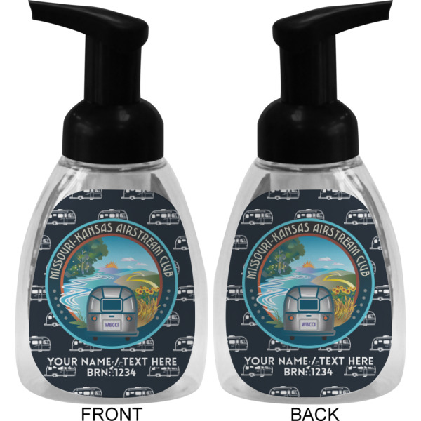 Custom Design - Foam Soap Bottle - Black - Front & Back