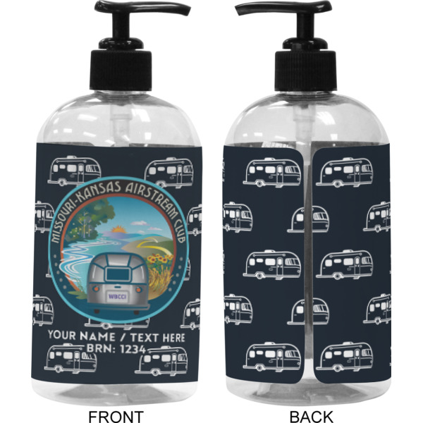 Custom Design - 16 oz Plastic Liquid Dispenser (Approval) - Black