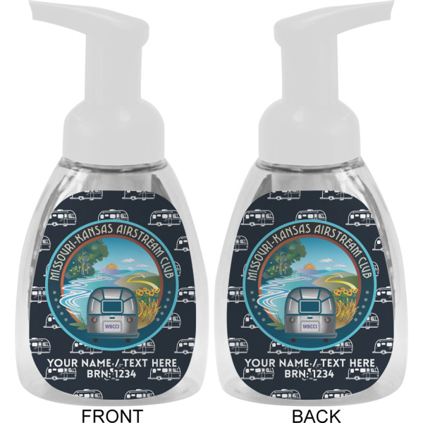 Custom Design - Foam Soap Bottle - White - Front & Back