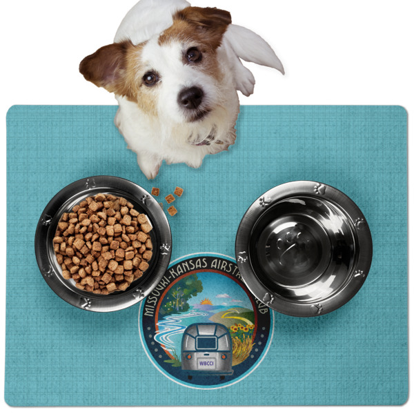 Custom Design - Dog Food Mat - Medium LIFESTYLE