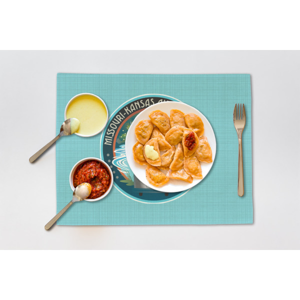 Custom Design - Linen Placemat - Single - Lifestyle