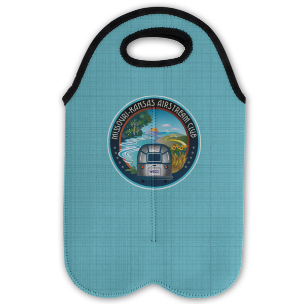 Custom Design - Double Wine Tote - Flat