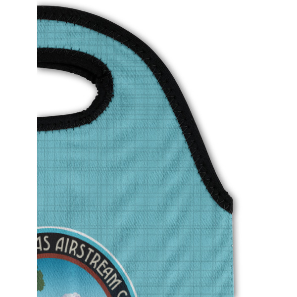 Custom Design - Double Wine Tote - Top Closeup