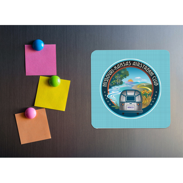 Custom Design - Square Fridge Magnet - LIFESTYLE