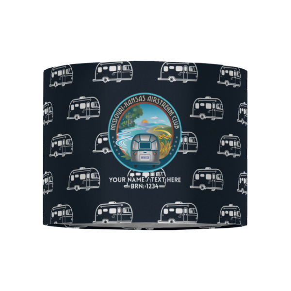 Custom Design - 8" Drum Lampshade - Front (Fabric)