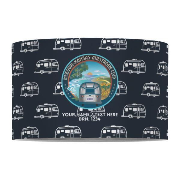 Custom Design - 12" Drum Lampshade - FRONT (Fabric)