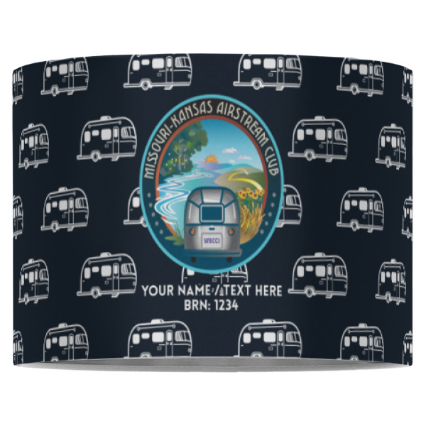 Custom Design - 16" Drum Lampshade - Front (Fabric)