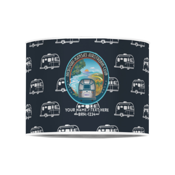 Custom Design - 8" Drum Lampshade - FRONT (Poly Film)
