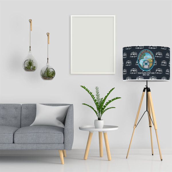 Custom Design - 16" Drum Lampshade - LIFESTYLE