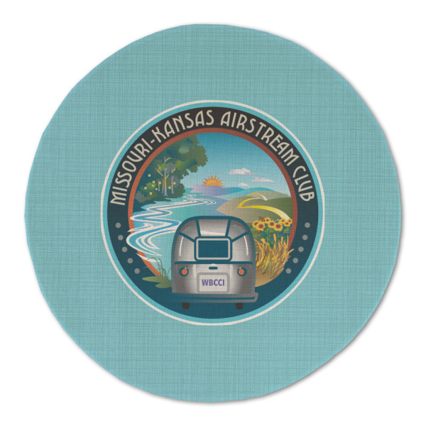 Custom Design - Round Linen Placemats - FRONT (Double Sided)