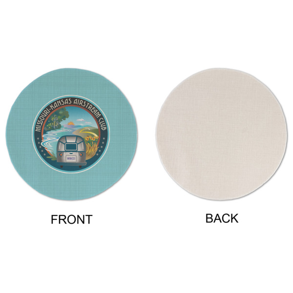 Custom Design - Round Linen Placemats - APPROVAL (single sided)