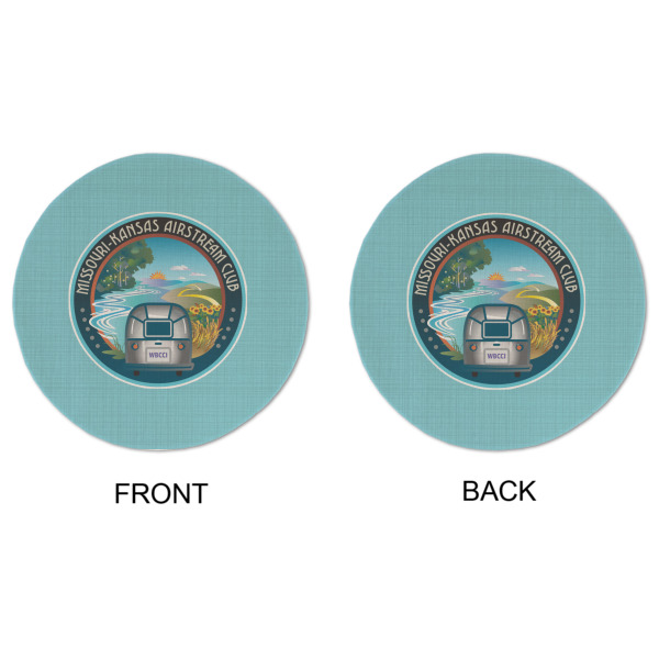 Custom Design - Round Linen Placemats - APPROVAL (double sided)
