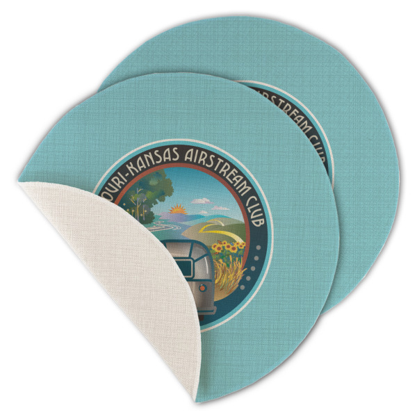 Custom Design - Round Linen Placemats - MAIN (Single Sided)