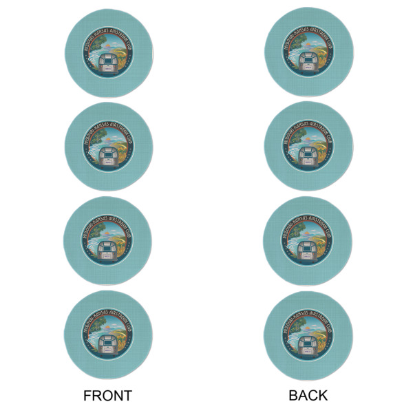 Custom Design - Round Linen Placemats - APPROVAL Set of 4 (double sided)