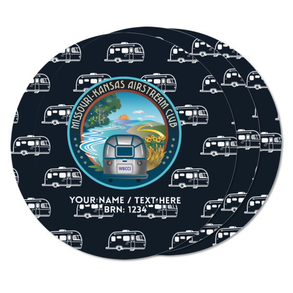 Custom Design - Round Fridge Magnet - THREE