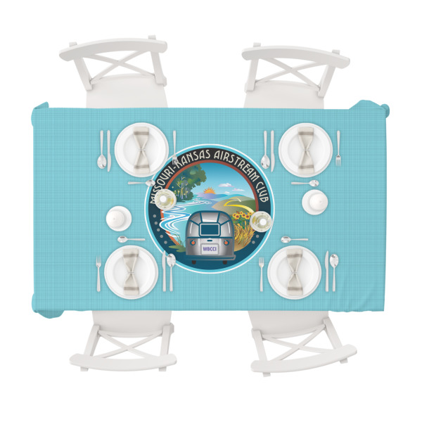 Custom Design - Tablecloths (58"x102") - TOP VIEW (with plates)