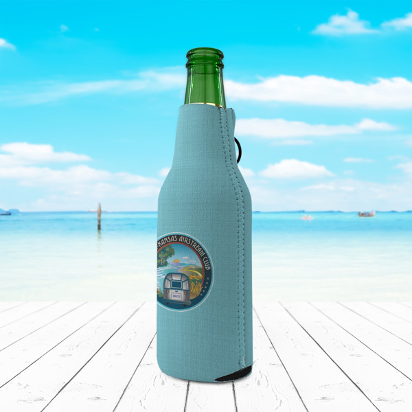 Custom Design - Zipper Bottle Cooler - LIFESTYLE