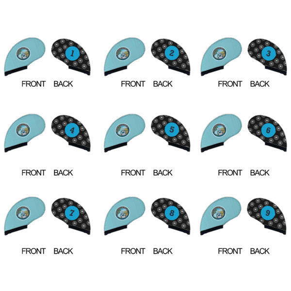 Custom Design - Golf Club Covers - APPROVAL (set of 9)