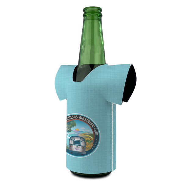 Custom Design - Jersey Bottle Cooler - ANGLE (on bottle)