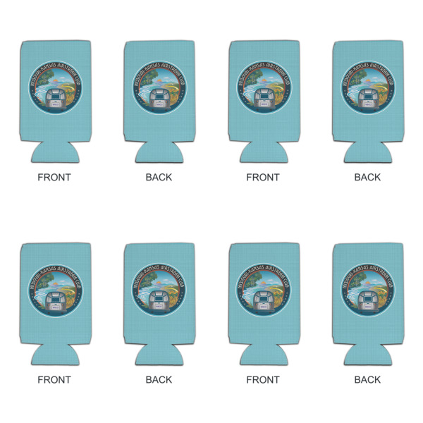Custom Design - Can Cooler - 16oz - Set of 4 - Front & Back