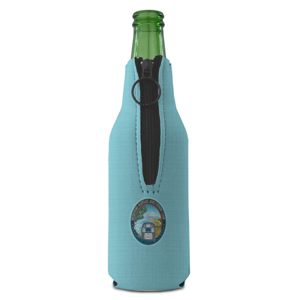 Custom Design - Zipper Bottle Cooler - BACK (bottle)