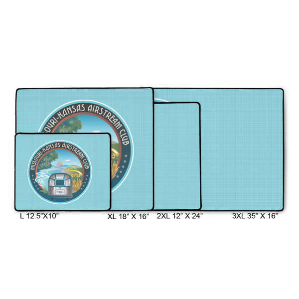 Custom Design - Gaming Mats - Size Chart