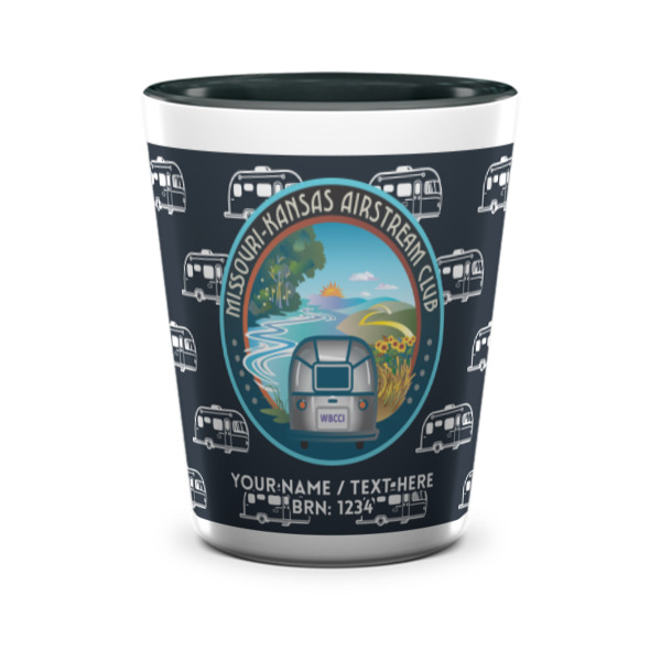 Custom Design - Ceramic Shot Glass - Two Tone - Front
