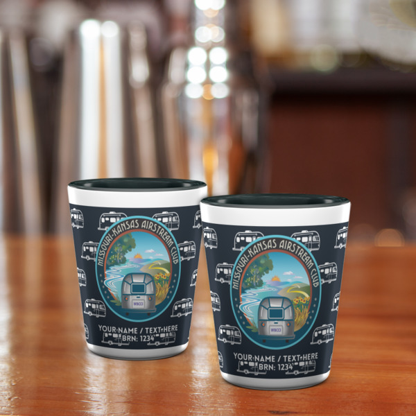 Custom Design - Ceramic Shot Glass - Two Tone - Lifestyle