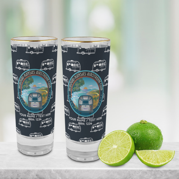 Custom Design - Glass Shot Glass - 2oz - Lifestyle