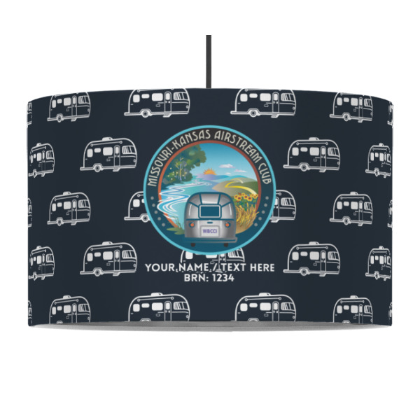 Custom Design - 12" Drum Lampshade - PENDANT (Fabric)