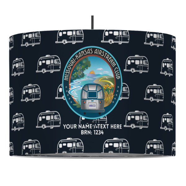 Custom Design - 16" Drum Lampshade - PENDANT (Fabric)